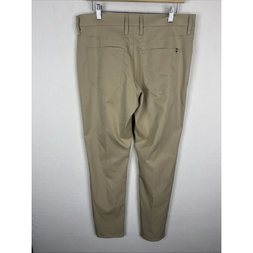 TravisMathew Khaki Performance Pants Men’s 34X32‎  Stretch Golf